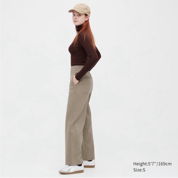 UNIQLO - BRUSHED JERSEY Pants in Dark Green (NWT) - Size L - Picture 8 of 10